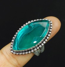 Natural Topaz Gemstone 925 Sterling Silver Proposal Women's Ring