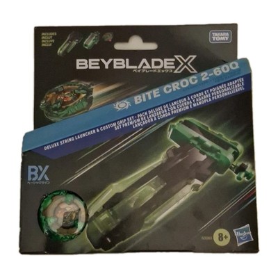 Beyblade X Bite Croc 2-60Q Deluxe String Launcher Set | eBay