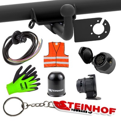 Anhängerkupplung starr für Audi 80 B4 4-Tür Stufenheck+ESatz 13pol Kpl.
