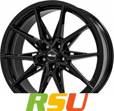 Brock B42 schwarz lackiert 8x18" ET34 LK5 120 ML 72.6 Alufelgen 18 Zoll