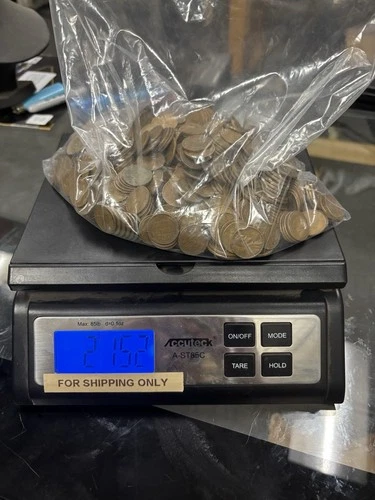 2150 gram Bulk Wheat Pennies Lot – Unsearched Lincoln Wheat Cents Estate Find