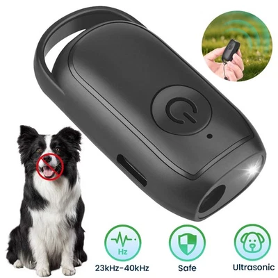 MARKENLOS Ultraschall Anti Bell Gerät Hunde Tragbar Bellen Stoppen Abschreckung Trainer DE