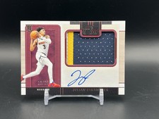 2023-24 Panini One And One Precision JULIAN STRAWTHER Patch Auto /25 Red RC