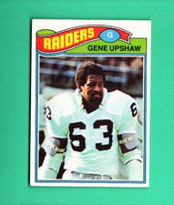 1977 Topps Football #415, Gene Upshaw, Oakland Raiders, Excellent+ Cond.