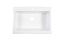 SINKOLOGY SK450-34FC Josephine Apron Farmhouse 34 in. 1-Hole 1-Bowl Kitchen Sink
