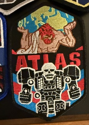 Atlas Embroidered Patch BattleTech Virtual World Authentic | eBay