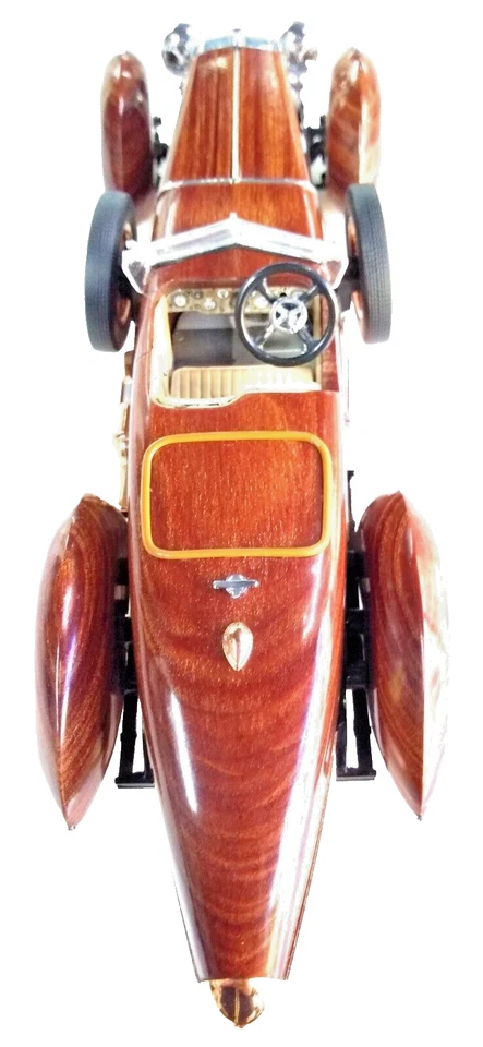 Madera de tulipán Hispano Suiza 1924 vintage, escala 1/24 de Franklin Mint Foto 3 de 4