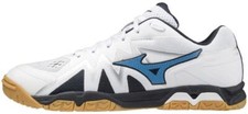 MIZUNO Table Tennis Shoes WAVE MEDAL RISE 81GA2110 White Blue US7 25cm 