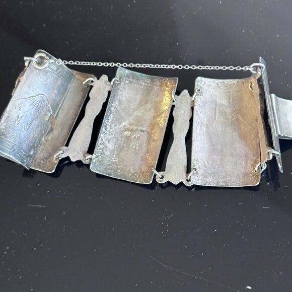 Peruvian Solid Sterling Silver Llama Storytelling… - image 4