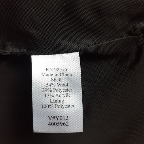 Coldwater Creek Wool Blend Lined Lagen Lock Poncho Vest Shades of Grey XL - Picture 7 of 11