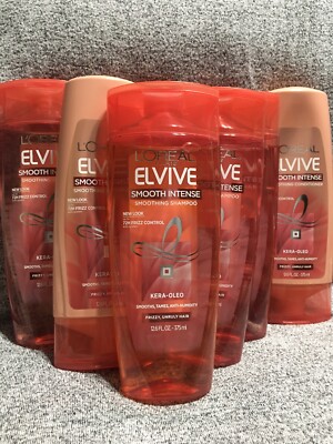 7 *** L Oréal Elvive Smooth Intense 5 Shampoo & 1 Conditioner 72 H Frizz Control