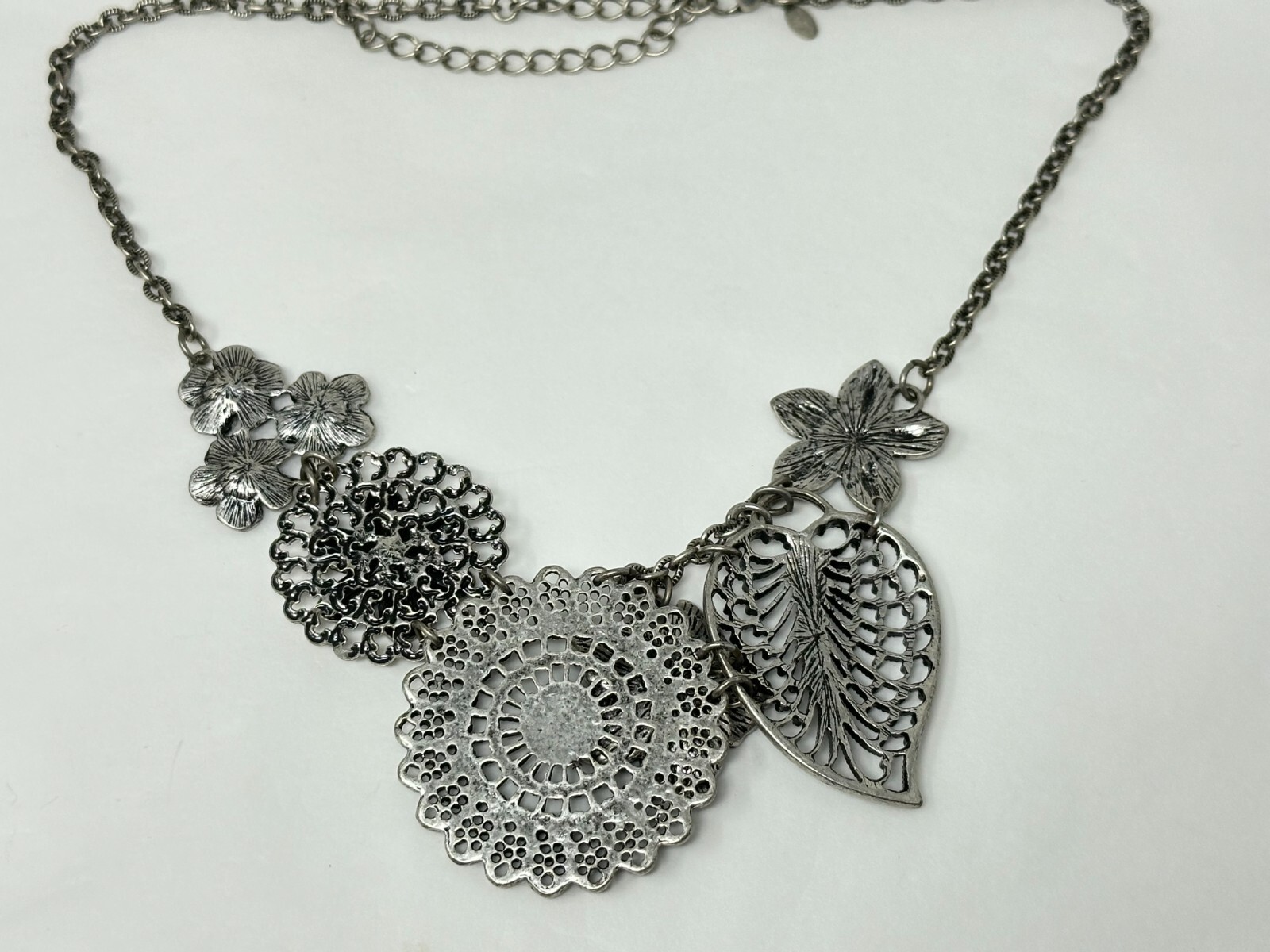 Beautiful Silvertone PREMIER DESIGNS Filigree Sty… - image 6