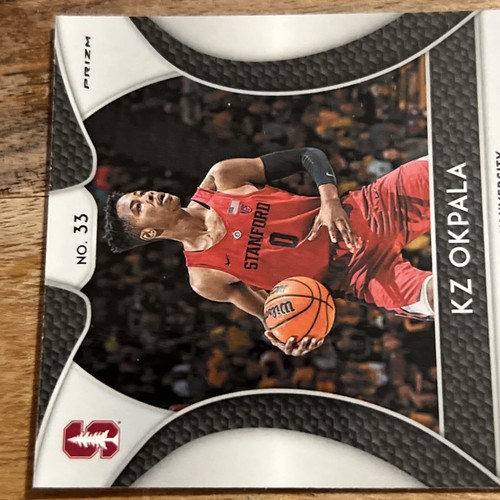2019-20 Panini Prizm Draft Picks KZ Okpala Pink Pulsar Rookie RC #33 - Picture 4 of 5
