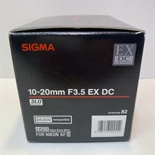 Sigma f/3.5 Camera Lenses 10-20mm Focal for sale - eBay