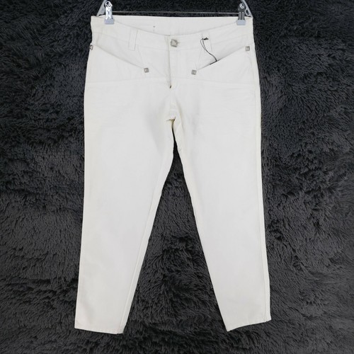 STEFANEL White Jeans Size EU 42 UK 12 