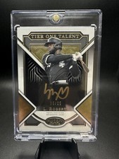 2023 Topps Tier One Luis Robert Tier One Talent Auto Bronze Ink/25 White Sox