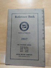 1917 Buick Reference Book Six Cylinder Series