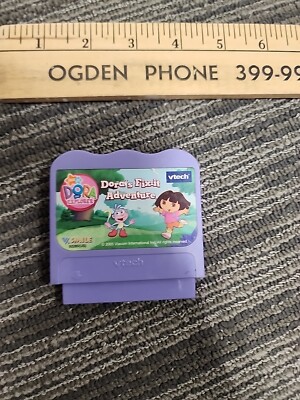 VTech V.Smile DORA S FIX-IT ADVENTURE Game Cartridge Dora The Explorer