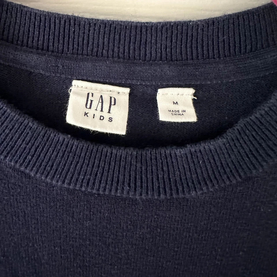 GAP KIDS Escuela Preppy Una Pieza Vestido Suéter Top e Inferior a Cuadros Talla: M Foto 2 de 4
