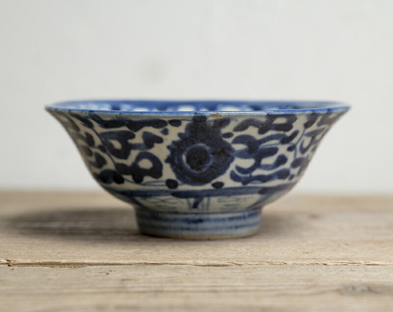 Antique Blue and White Porcelain Bowl | Chinese Qing Dynasty | eBay