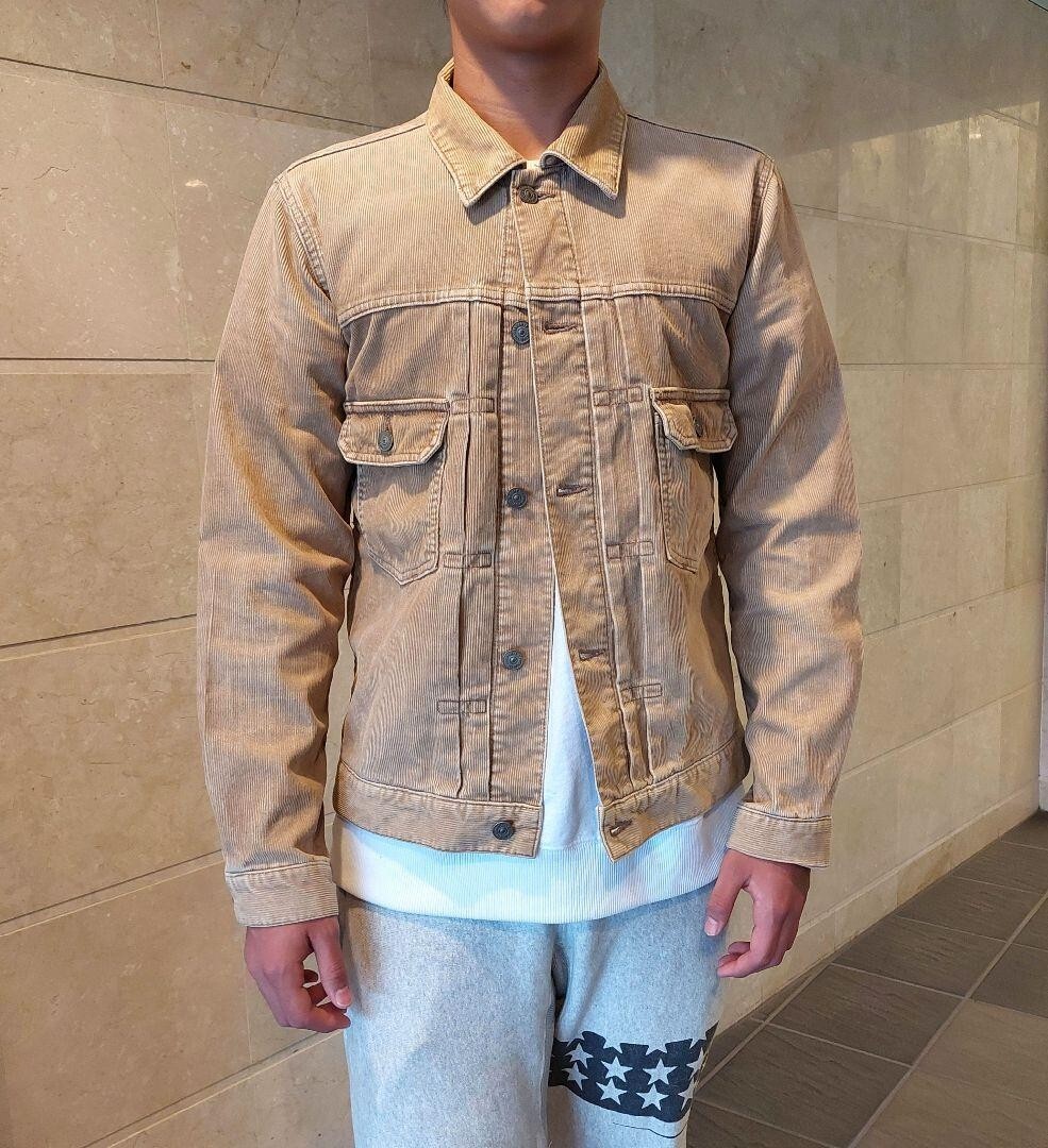 VISVIM 101 JKT CORDUROY SIZE 2 Beige Casual Mens 85% cotton VISVIM 101 JKT CORDUROY SIZE 2 Beige Casual Mens 85% cotton
