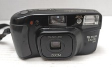 Fuji DL-190 Zoom Black Point Shoot 35mm Film Camera WORKS