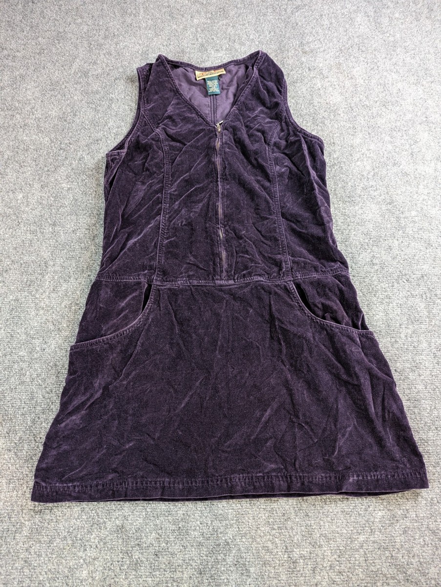 80's Vintage Midi Dress EXP Jeans By Express Purple Velvet 7/8