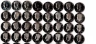 1968-2000 S Silver and and Clad Proof Kennedy Half Dollar 32 Coin Set