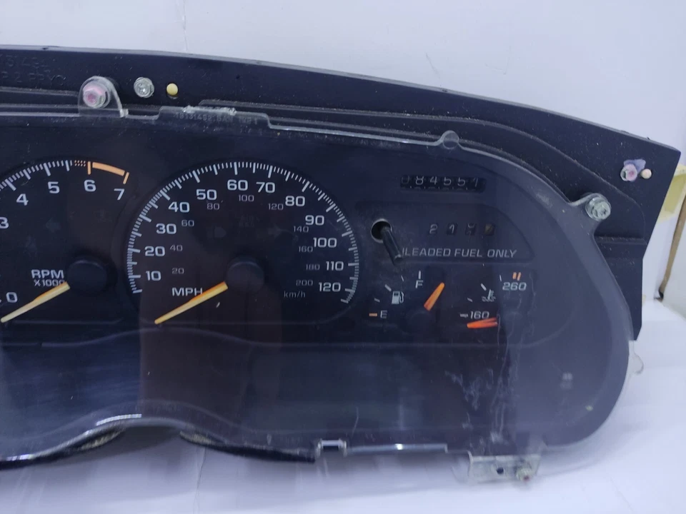 Chevy Camaro V6 1994 1996 3,8 velocímetro cuadro de instrumentos 120 mph 16131494 Foto 3 de 4