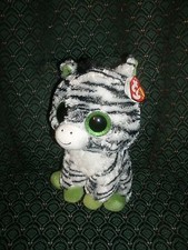 Ty Beanie Boo ~ ZIG-ZAG ~ the ZEBRA ~ 9" Medium ~ 2013 MWMT RARE & RETIRED HTF  