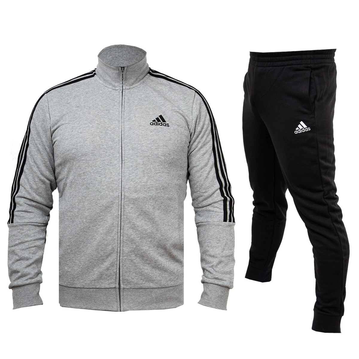Tuta adidas uomo clearance grigia