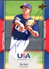 2009 Upper Deck USA TONY ZYCH Signed Card autograph AUTO MARINERS LOUISVILLE