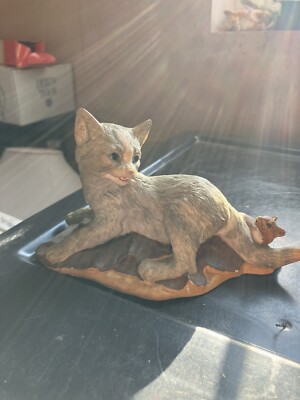 Aynsley Mastercraft Katze und Ratte Figur 