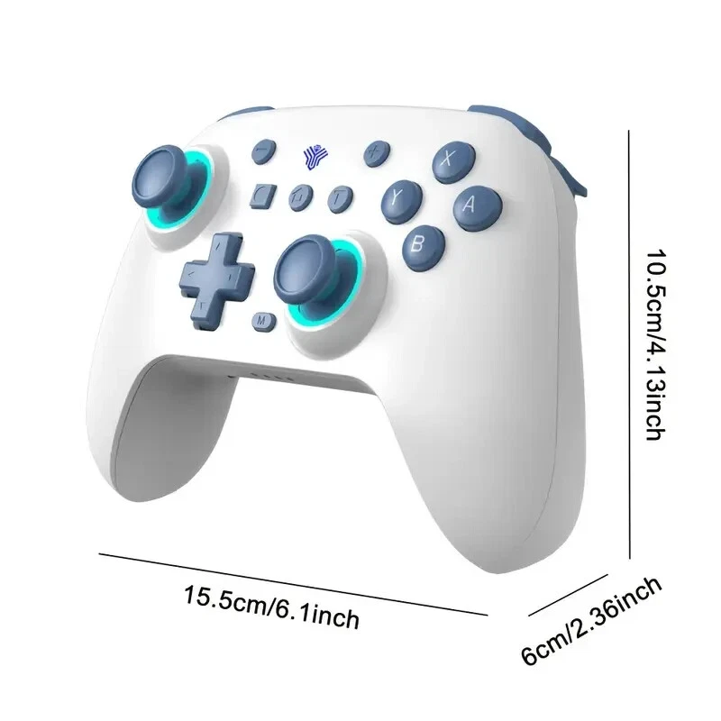 Ergonomic Wireless Controller RGB Lighting & Back Button for Nintendo Switch - Image 4 of 4
