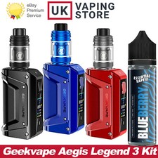Geekvape Aegis Legend 3 Vape Kit | Dual 18650 Sub Ohm Vape Kit 200W | Free 50ml