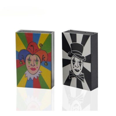 Clown Synchro Box Magic Tricks Clown Match Box Magic Props Close Up Street Funny