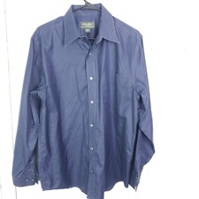 Eddie Bauer Shirt Mens M Classic Fit Wrinkle Stain Resistant Button Down Career
