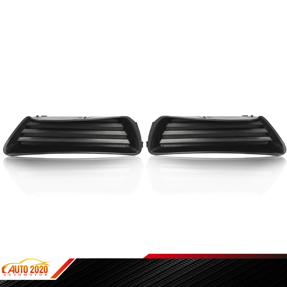 Front Bumper Fog Light Cover Insert Panel Pair LH&RH Fit For 07-09 Toyota Camry