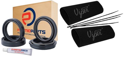 Fork Seals Dust Seals & Viper Seal Savers for Kawasaki KX125 1990