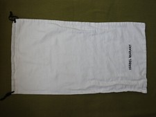 ISABEL MARANT Dust Bag White Drawstring Stora...