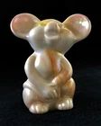 Fenton RARE Red Slag Mouse Iridized; Limited Edition; NFGS Club Exclusive