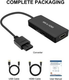 N64 To HDMI Converter Adapter HD Link Cable For Nintendo Gamecube Super NES SNES