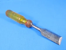 1" E A Erik Anton Berg Eskilstuna Sweden tang style bevel edge wood chisel