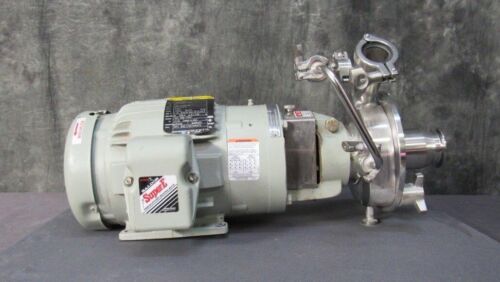 Fristam FPX712-125 2-HP Centrifugal Sanitary Pump w/ Baldor CEM3586T - Picture 4 of 7