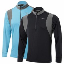 Mizuno Golf Herren Warm Layer 1/4 Zip Golf/Lauf Top - NEU! 2018