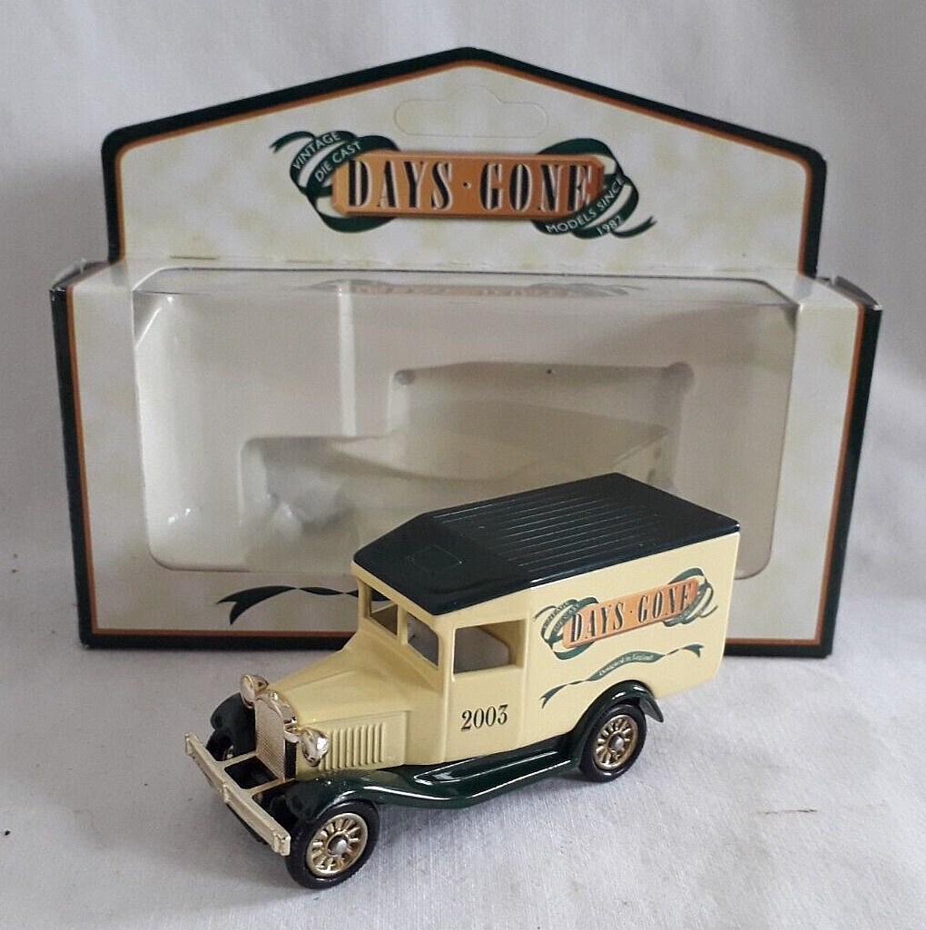 LLEDO DAYS GONE 1934 FORD MODEL A VAN DAYS GONE 2003 DIECAST BOXED