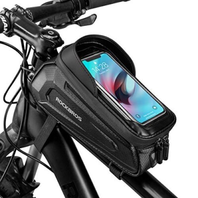 ROCKBROS Fahrrad Rahmentasche Fahrradtasche Handytasche 6.8'' Wasserabweisend