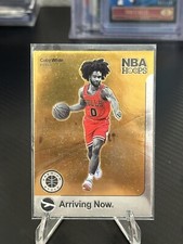 Coby White 2019 Panini NBA Hoops Arriving Now GOLD #16 - Chicago Bulls