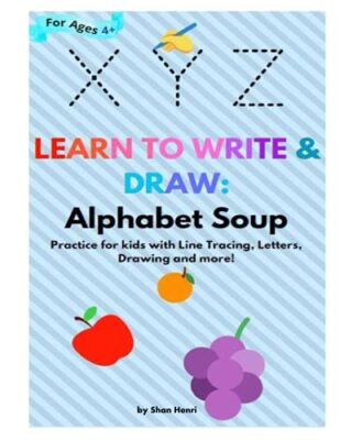 Schreiben & Zeichnen lernen: Alphabetsuppe: Üben für Kinder mit Linienverfolgung, ...