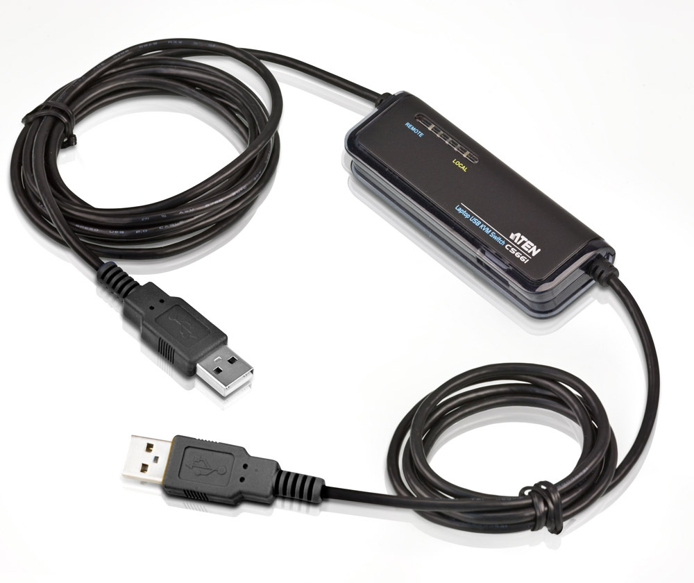 ATEN CS661 KVM SWITCH PER NOTEBOOK USB HUB